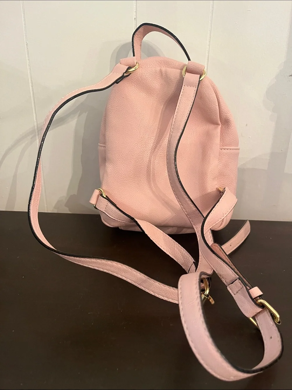 Betsey Johnson Pink Puppy Print Mini Backpack St. Bernard